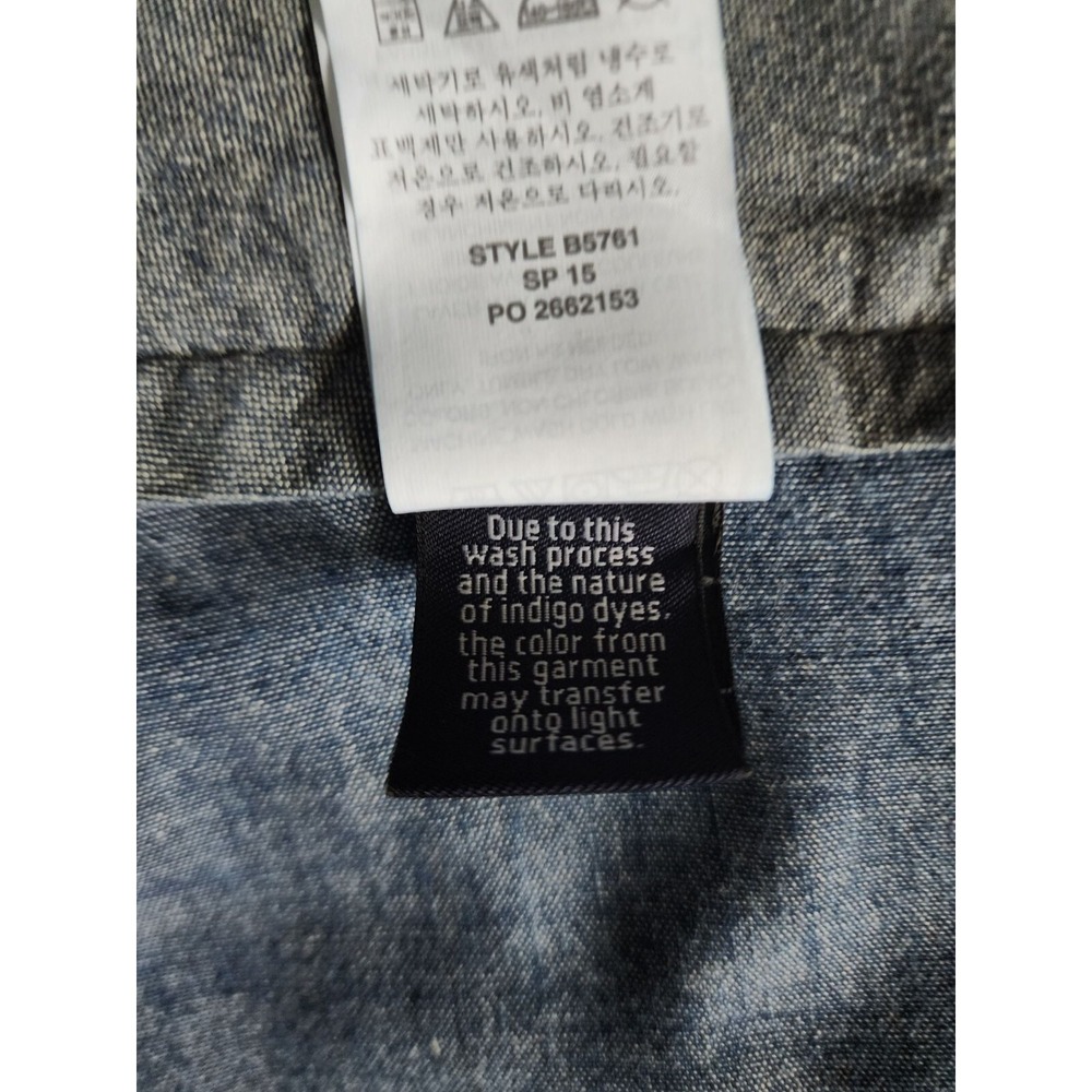 J. Crew Station Men's Stanton Indigo Striped Casual Chino Shorts Size W33 - Picture 6 of 13
